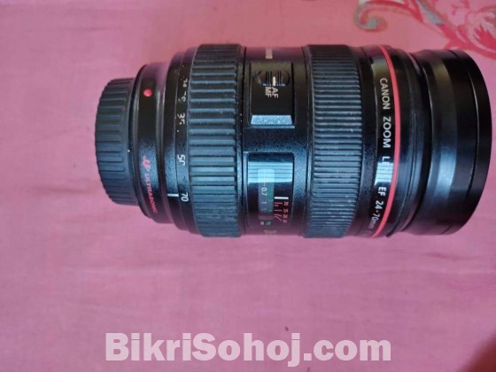 Cannon 24-70 1:2.8L USM lens for sale